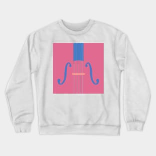 Strings in Candy Pink, Peach, Blue and Turquoise Crewneck Sweatshirt